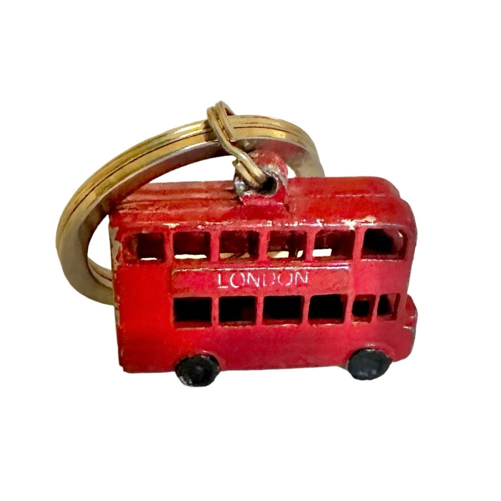 Double-Decker Bus Keychain - Picture 3 of 4